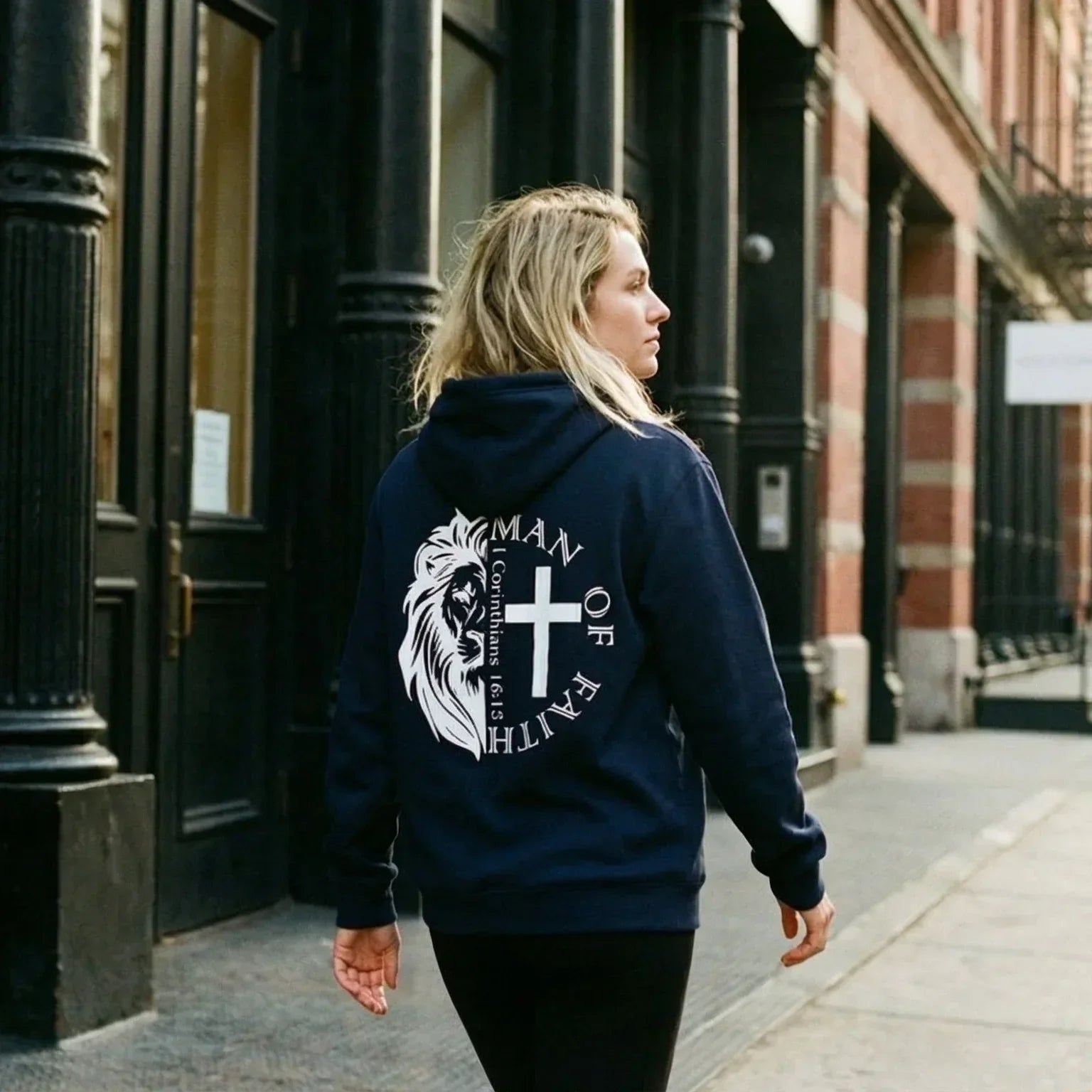 The Man of Faith Hoodie - 1 Corinthians 16:13 - Messiah Wear