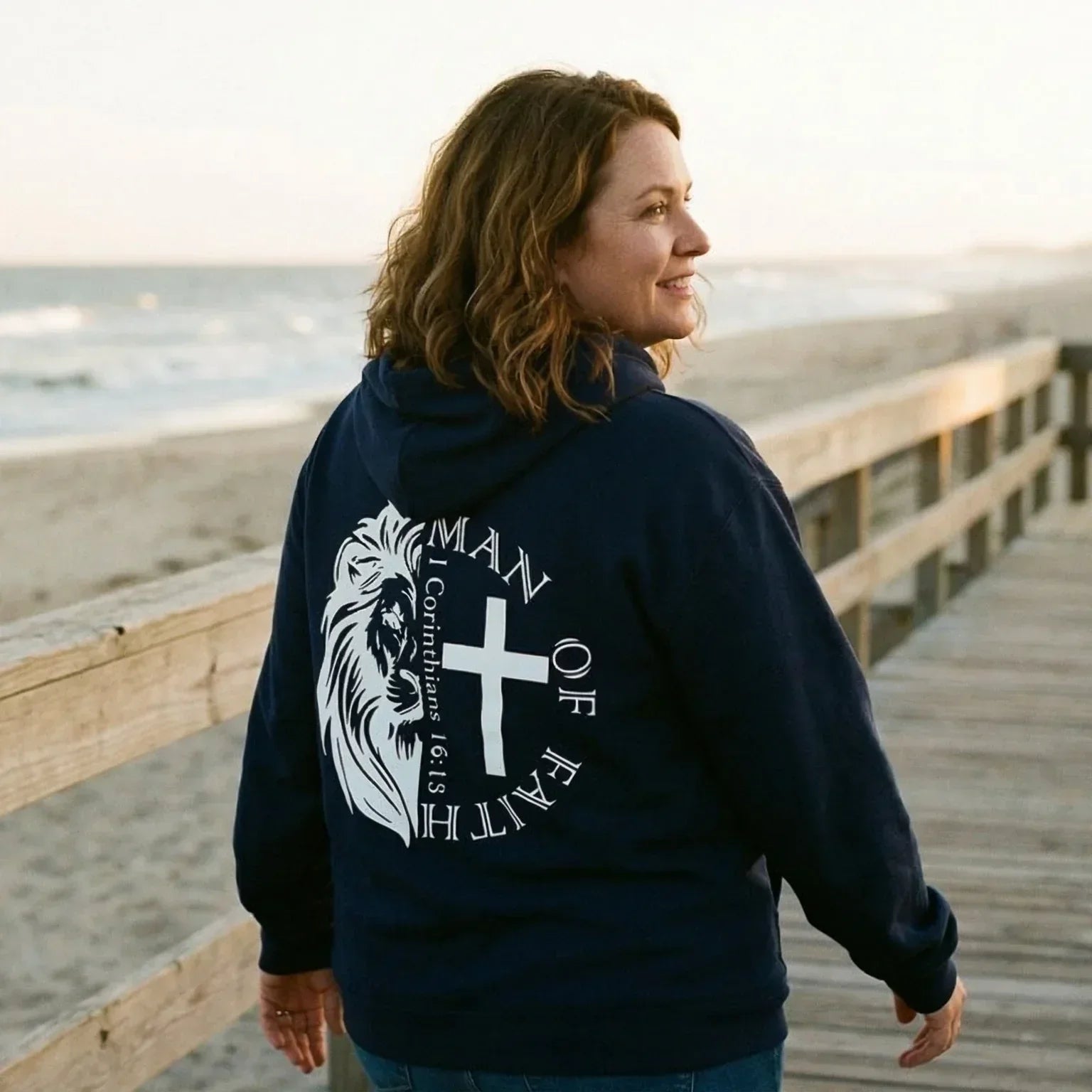 The Man of Faith Hoodie - 1 Corinthians 16:13 - Messiah Wear