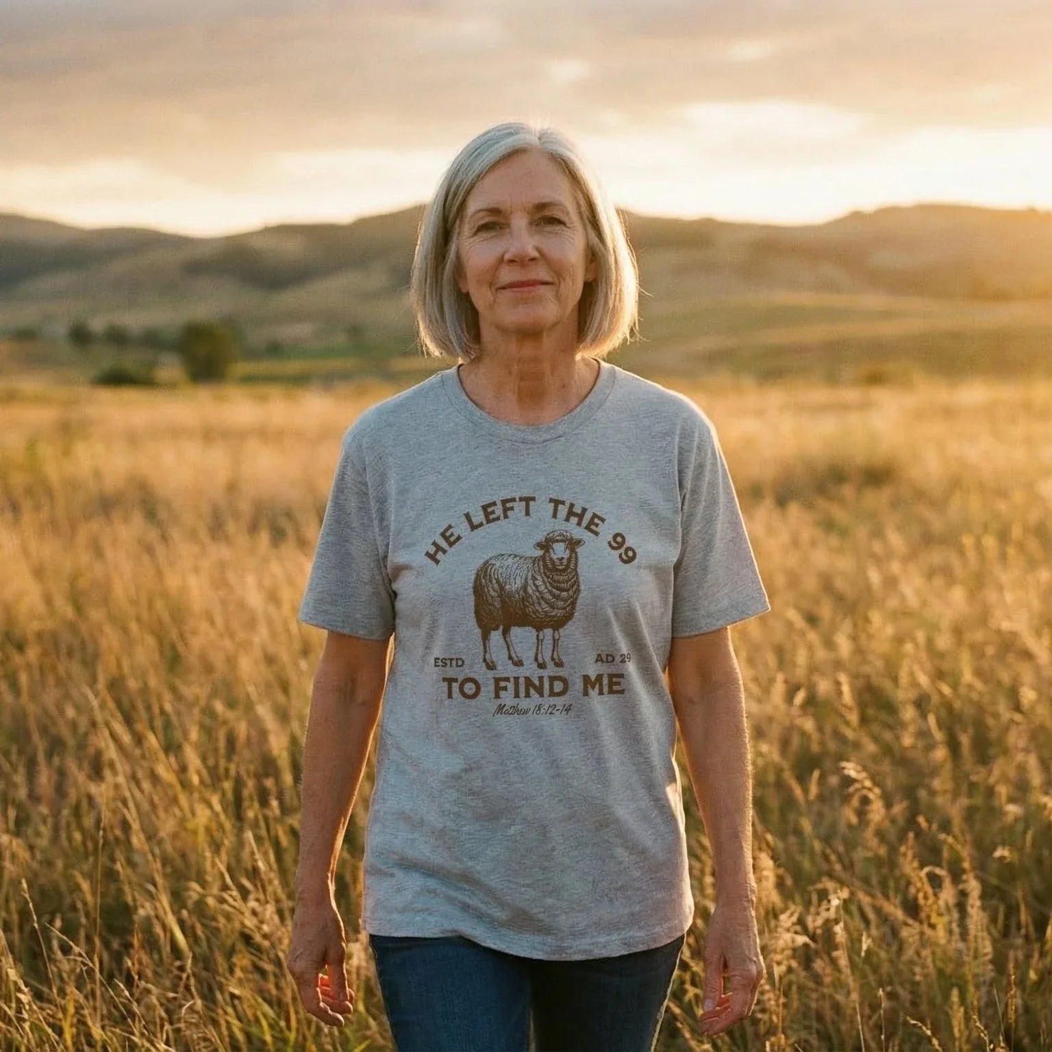 He Left the 99 To Find Me - T-shirt for Women - Messiah Wear