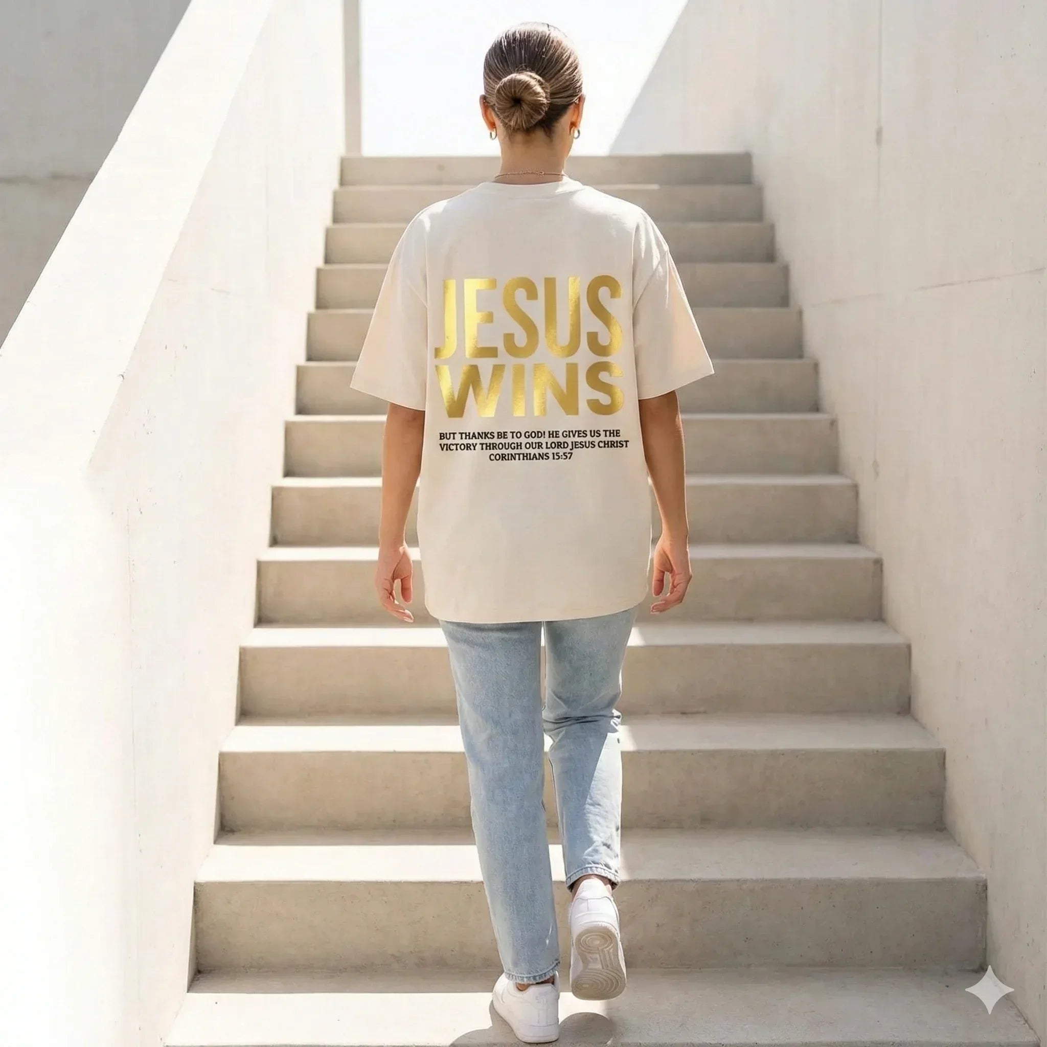 Yeshua Wins - Corinthians 15:57 - Messiah Wear