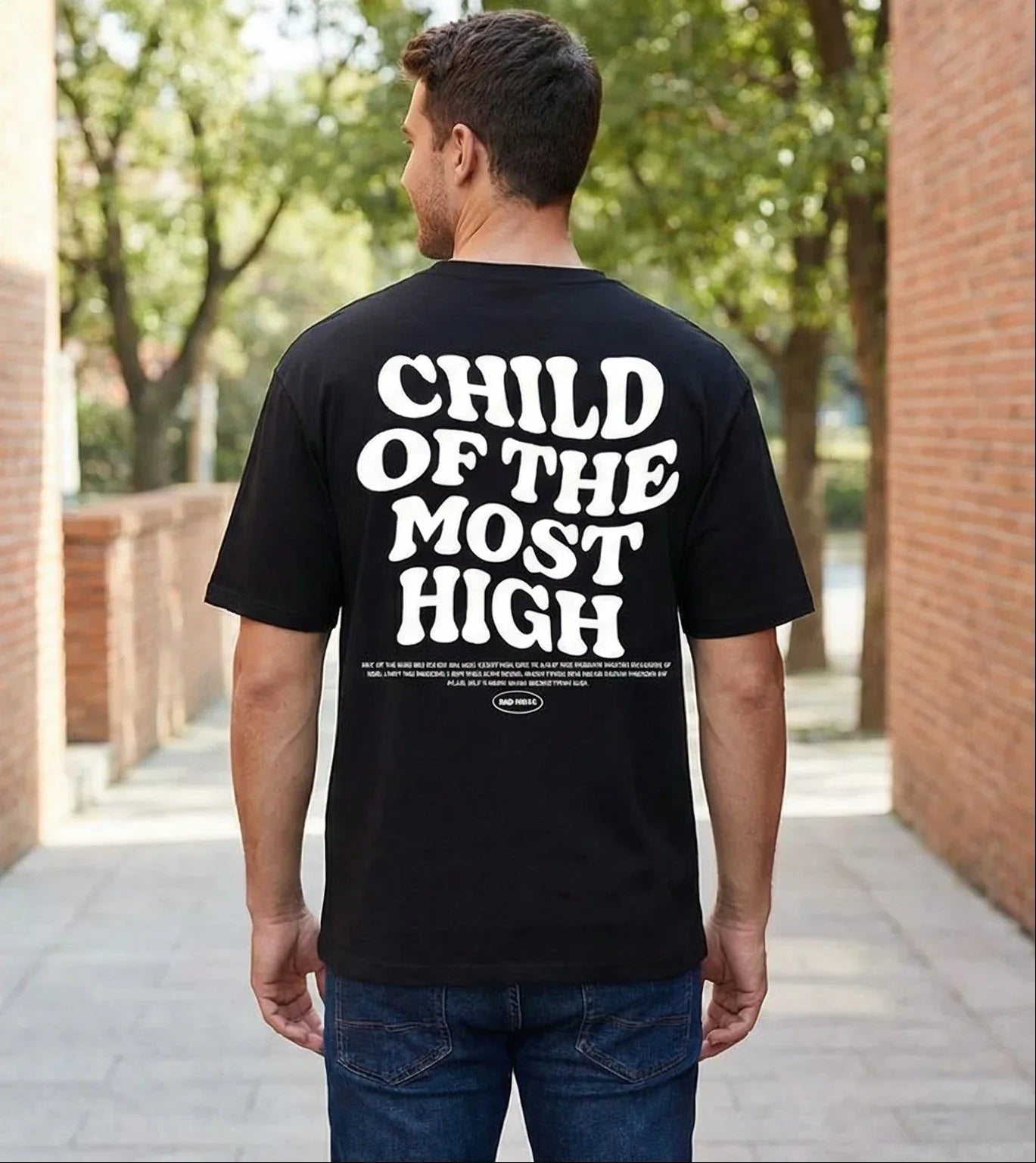 Child Of the MOST HIGH - T-shirt for Men Oversized - Messiah Wear