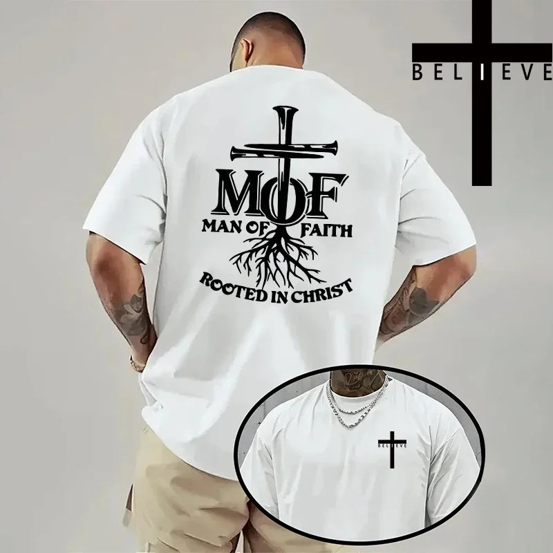 Jesus Cross Men's Cotton T-Shirt