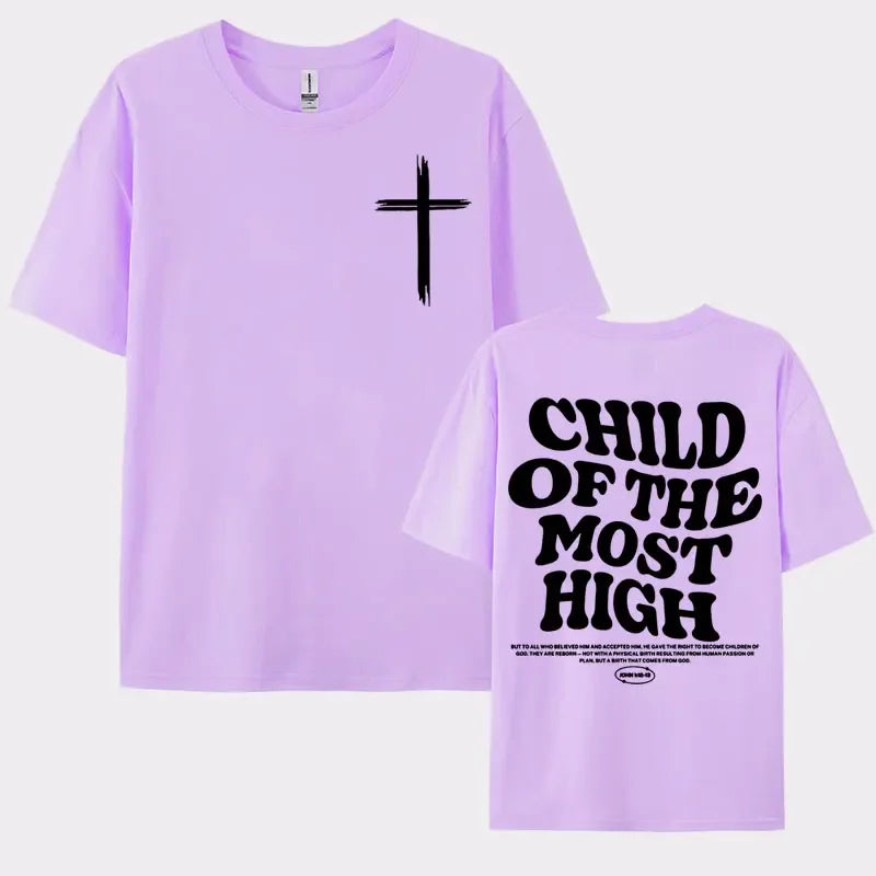 Child Of the MOST HIGH - T-shirt for Men Oversized - Messiah Wear