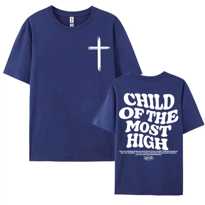 Child Of the MOST HIGH - T-shirt for Men Oversized - Messiah Wear