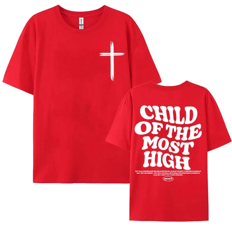 Child Of the MOST HIGH - T-shirt for Men Oversized - Messiah Wear