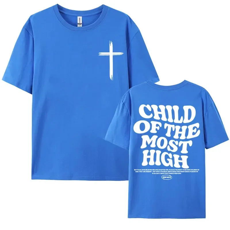 Child Of the MOST HIGH - T-shirt for Men Oversized - Messiah Wear