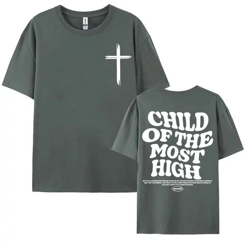 Child Of the MOST HIGH - T-shirt for Men Oversized - Messiah Wear