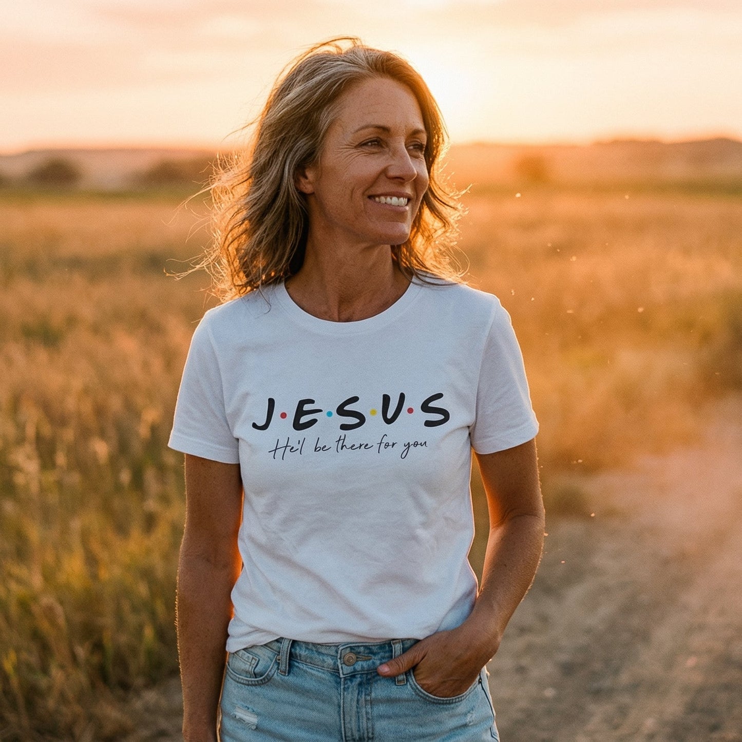 J.E.S.U.S - He´ll Be There For You T-Shirt Women