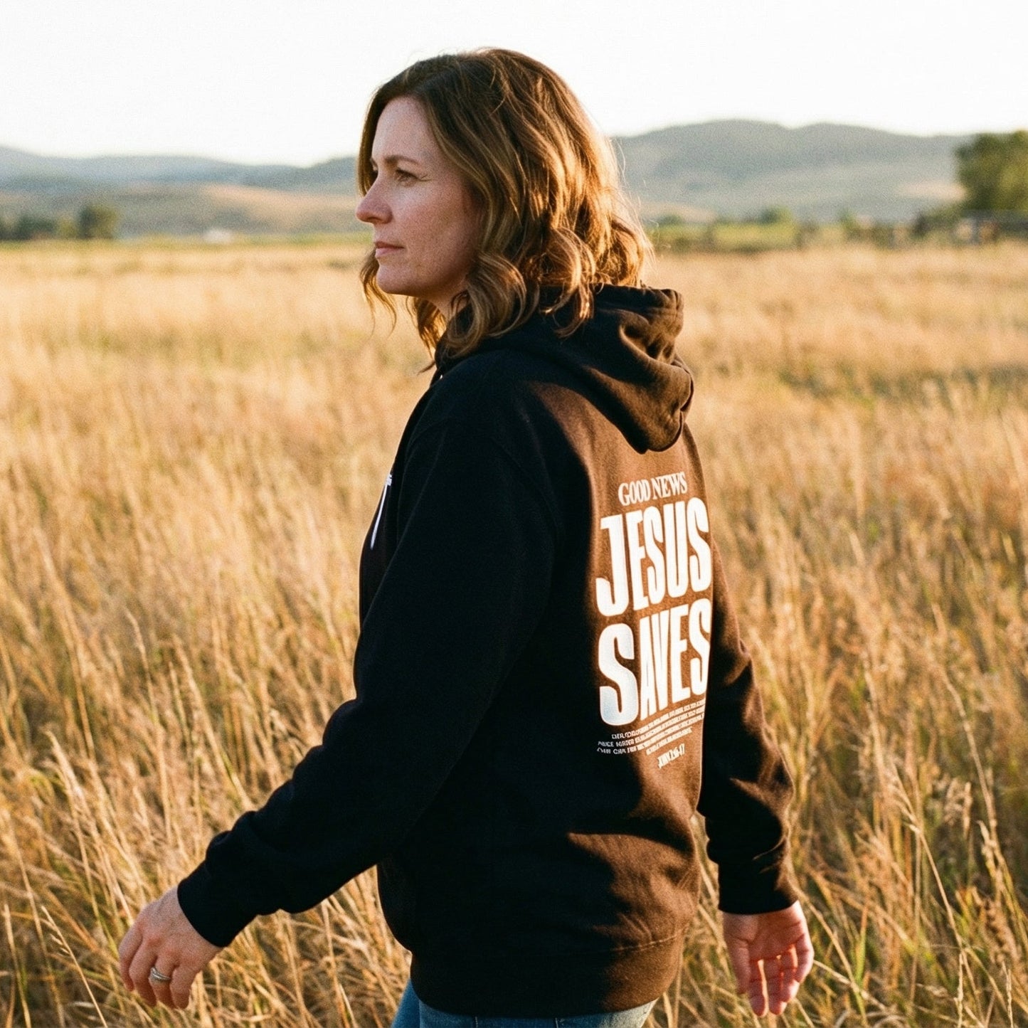 Jesus Saves John 3:16:17 Hoodies