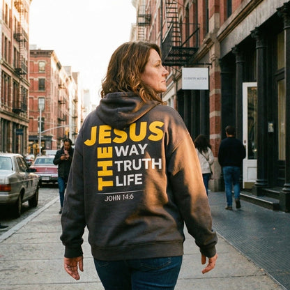 Jesus Way Truth Life Hoodie