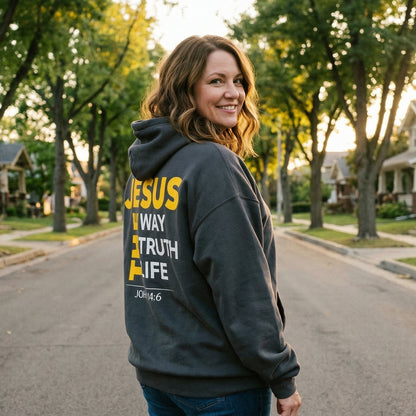 Jesus Way Truth Life Hoodie