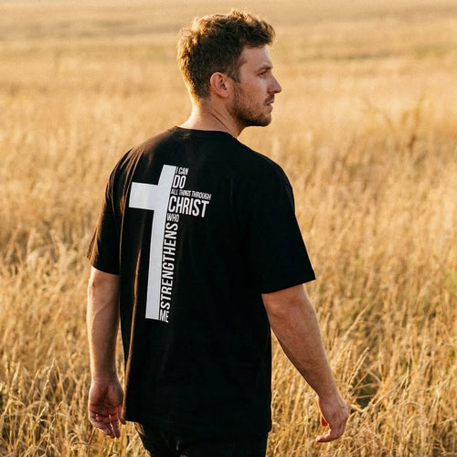 Jesus Cross Men's Cotton T-Shirt