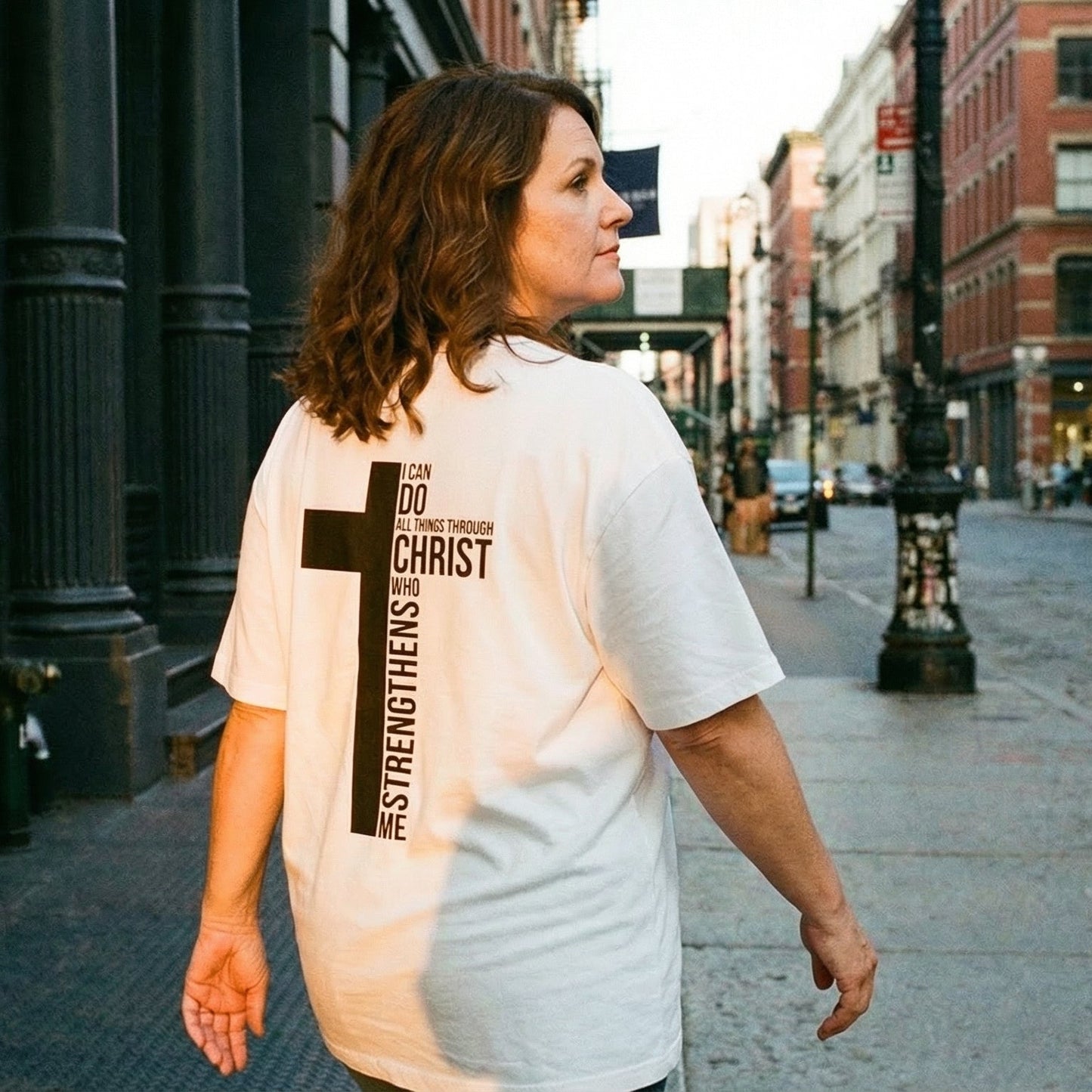 Jesus Cross Men's Cotton T-Shirt