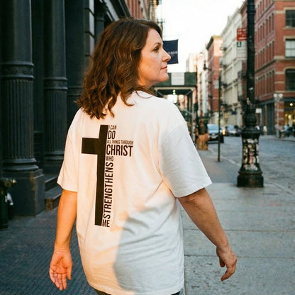 Jesus Cross Men's Cotton T-Shirt