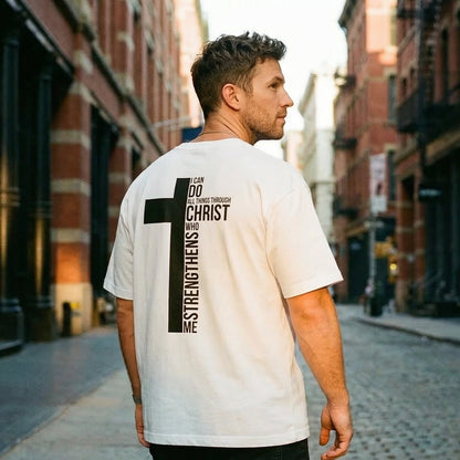 Jesus Cross Men's Cotton T-Shirt