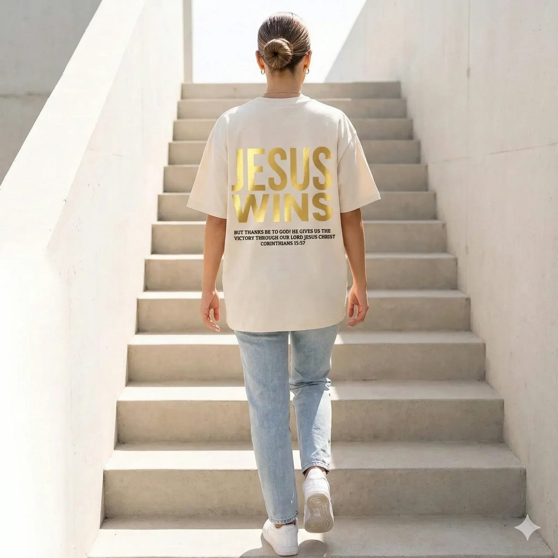 Jesus Wins - Corinthians 15:57 - Messiah Wear