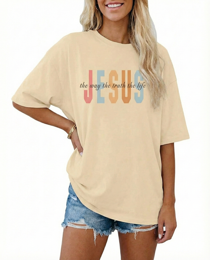 Women Religious Faith Christian T Shirt - Casual 100% Cotton