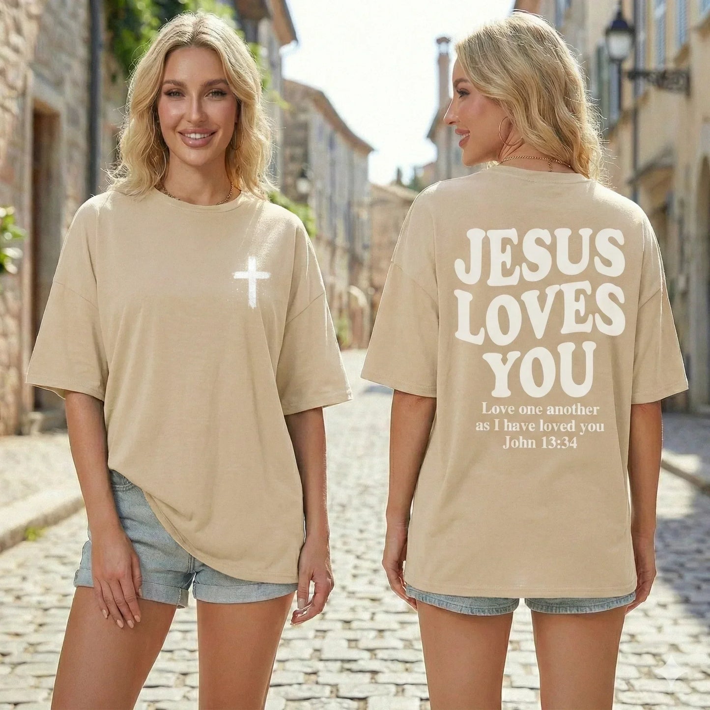 Women Religious Faith Christian T Shirt - Casual 100% Cotton - Messiah Wear