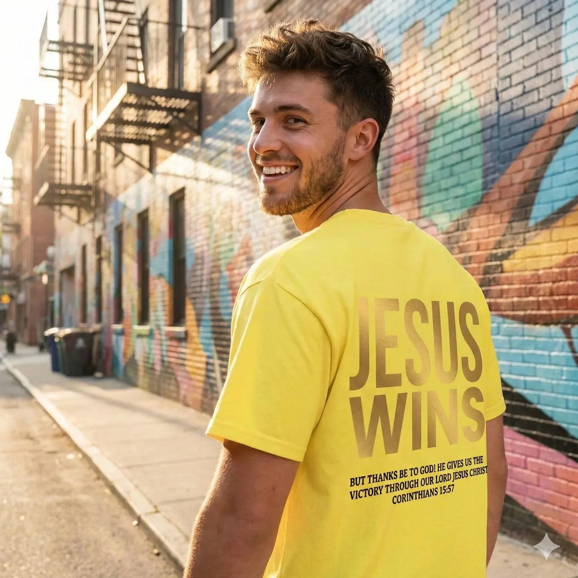 Jesus Wins - Corinthians 15:57 - Messiah Wear