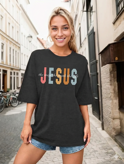 Women Religious Faith Christian T Shirt - Casual 100% Cotton
