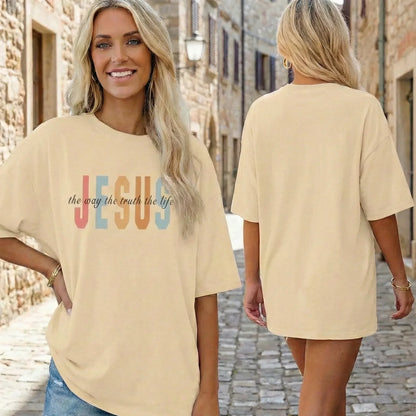Women Religious Faith Christian T Shirt - Casual 100% Cotton - Messiah Wear