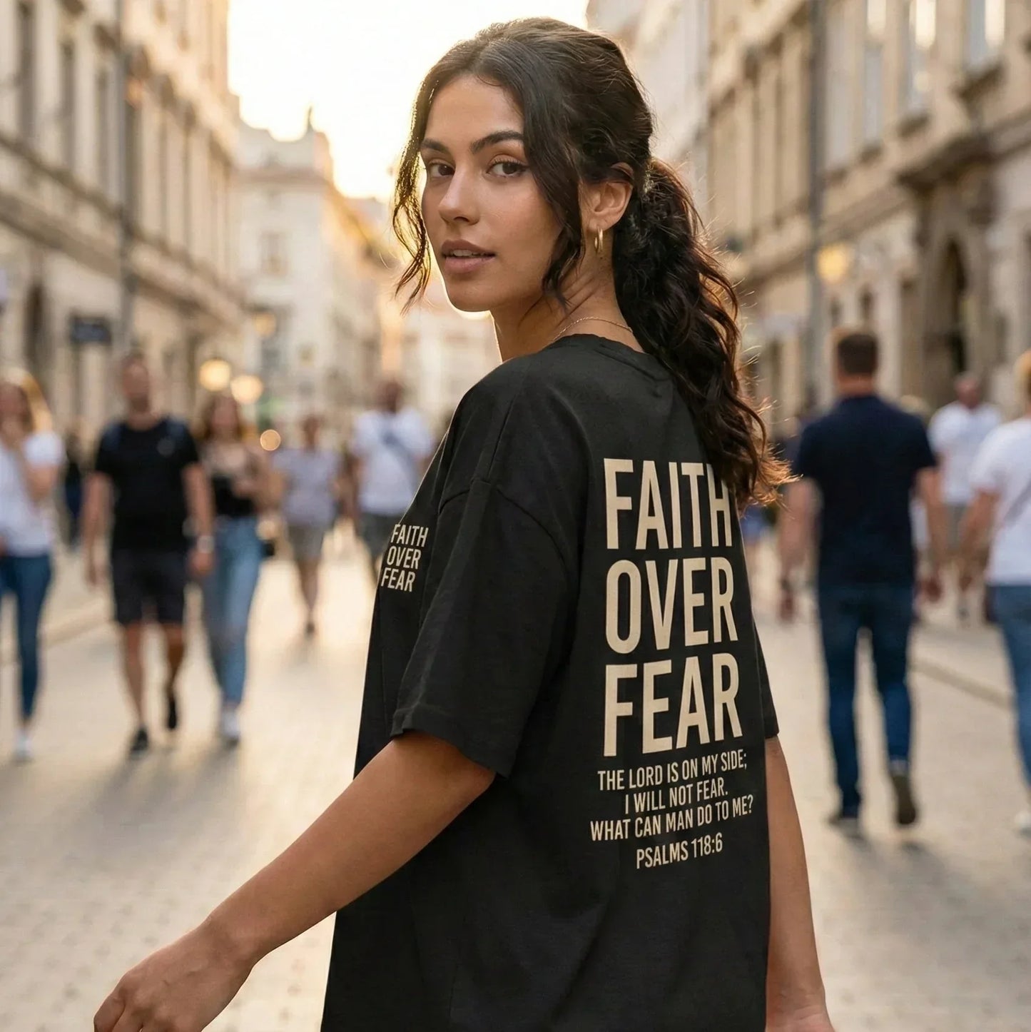 Women Religious Faith Christian T Shirt - Casual 100% Cotton - Messiah Wear