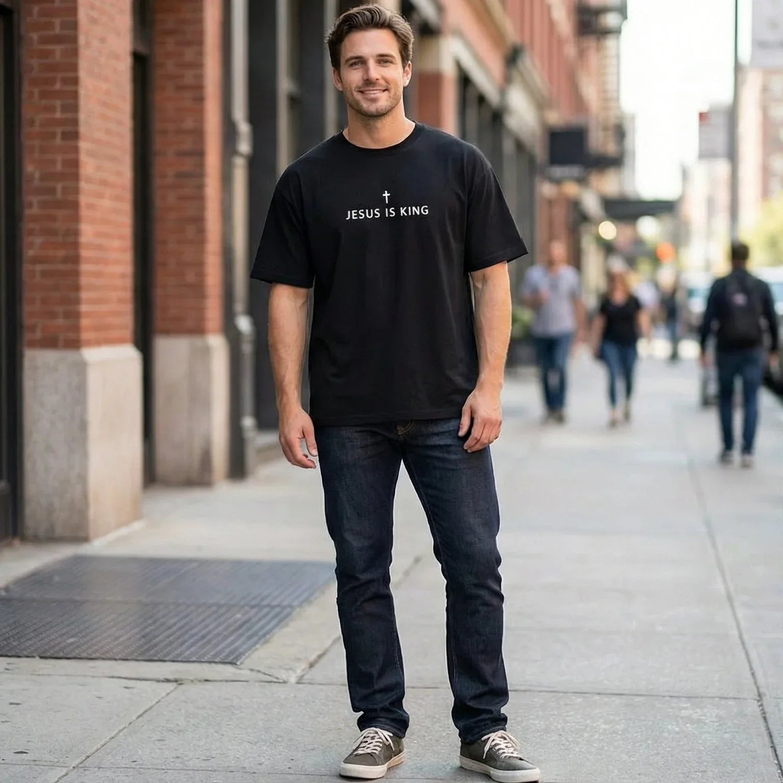 Jesus Is King Christian T Shirt - Messiah Wear