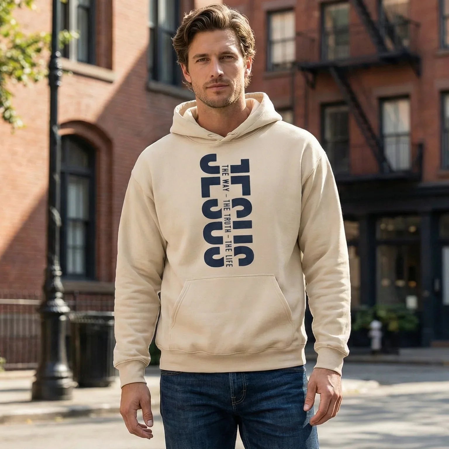 The Way The Truth The Life Hoodie Christian Bible Verse - Messiah Wear