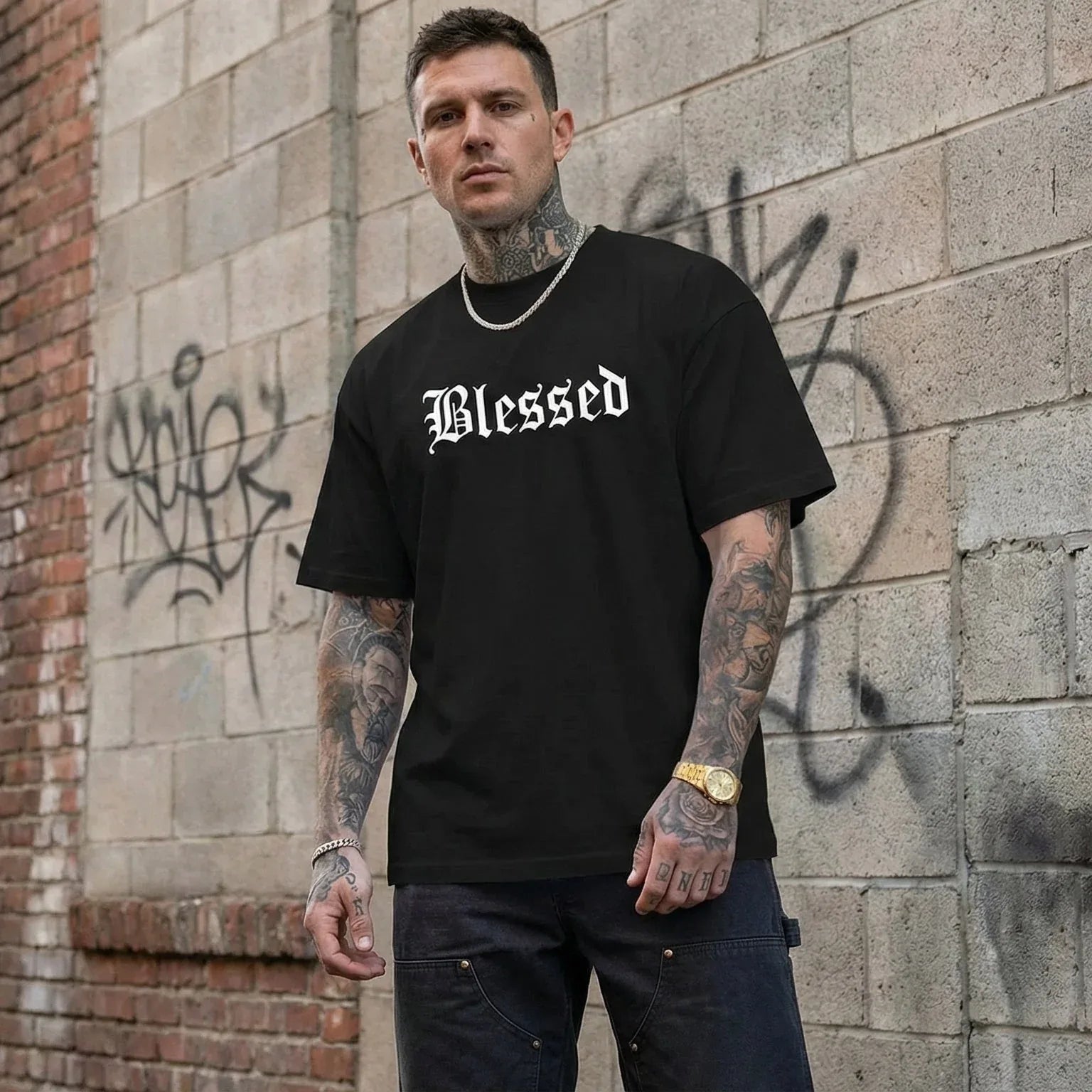 Blessed - Oversized for Men - Messiah Wear