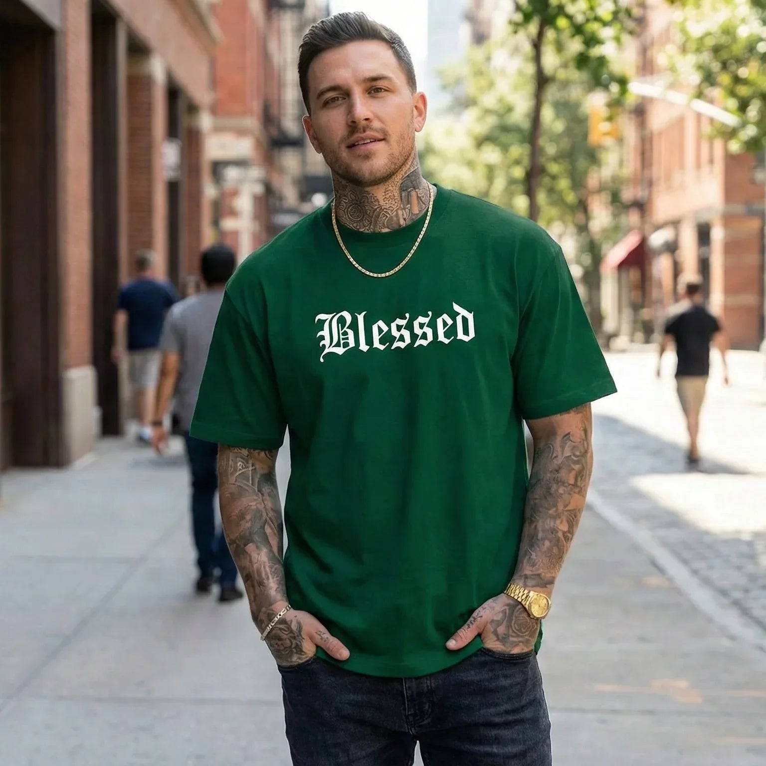 Blessed - Oversized for Men - Messiah Wear