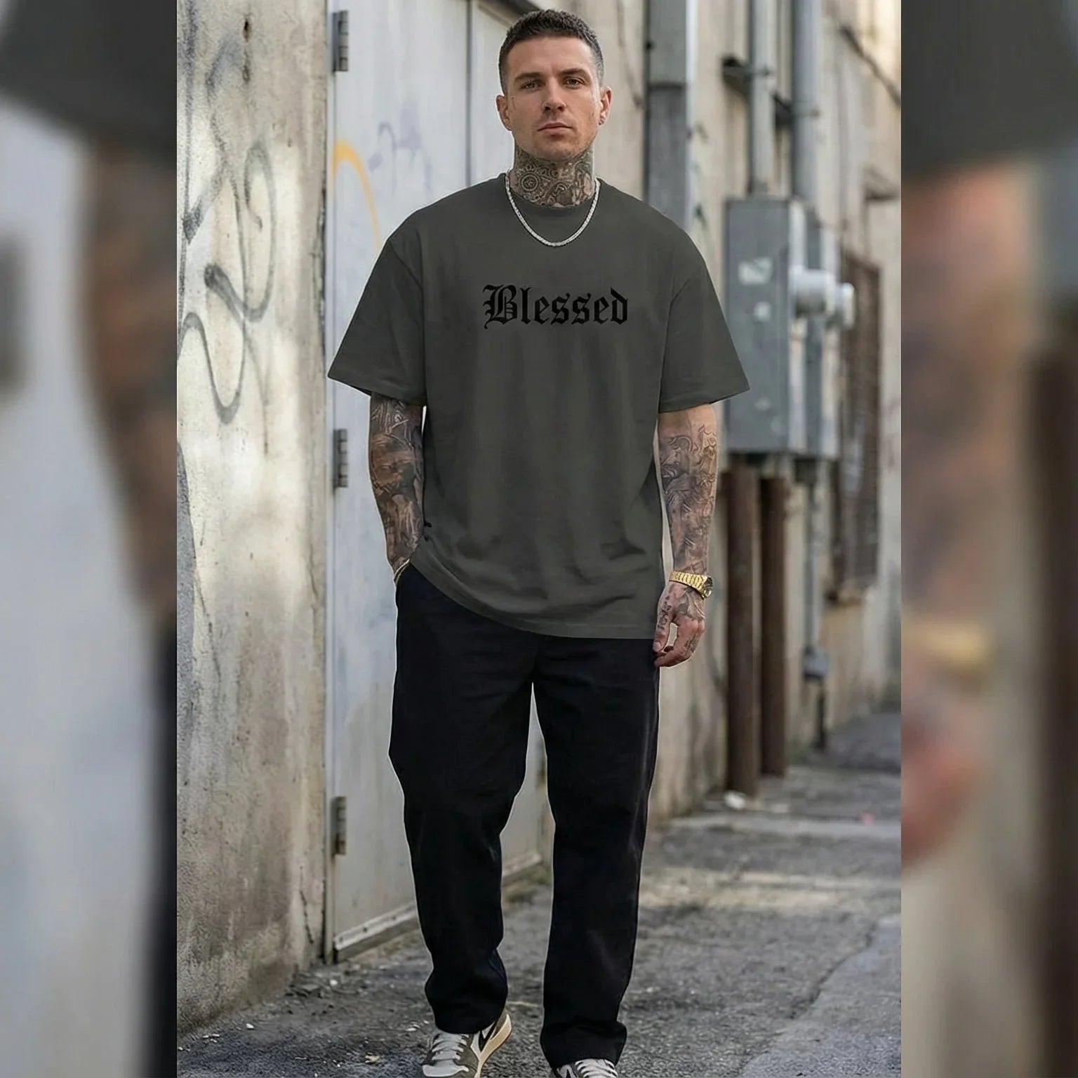 Blessed - Oversized for Men - Messiah Wear