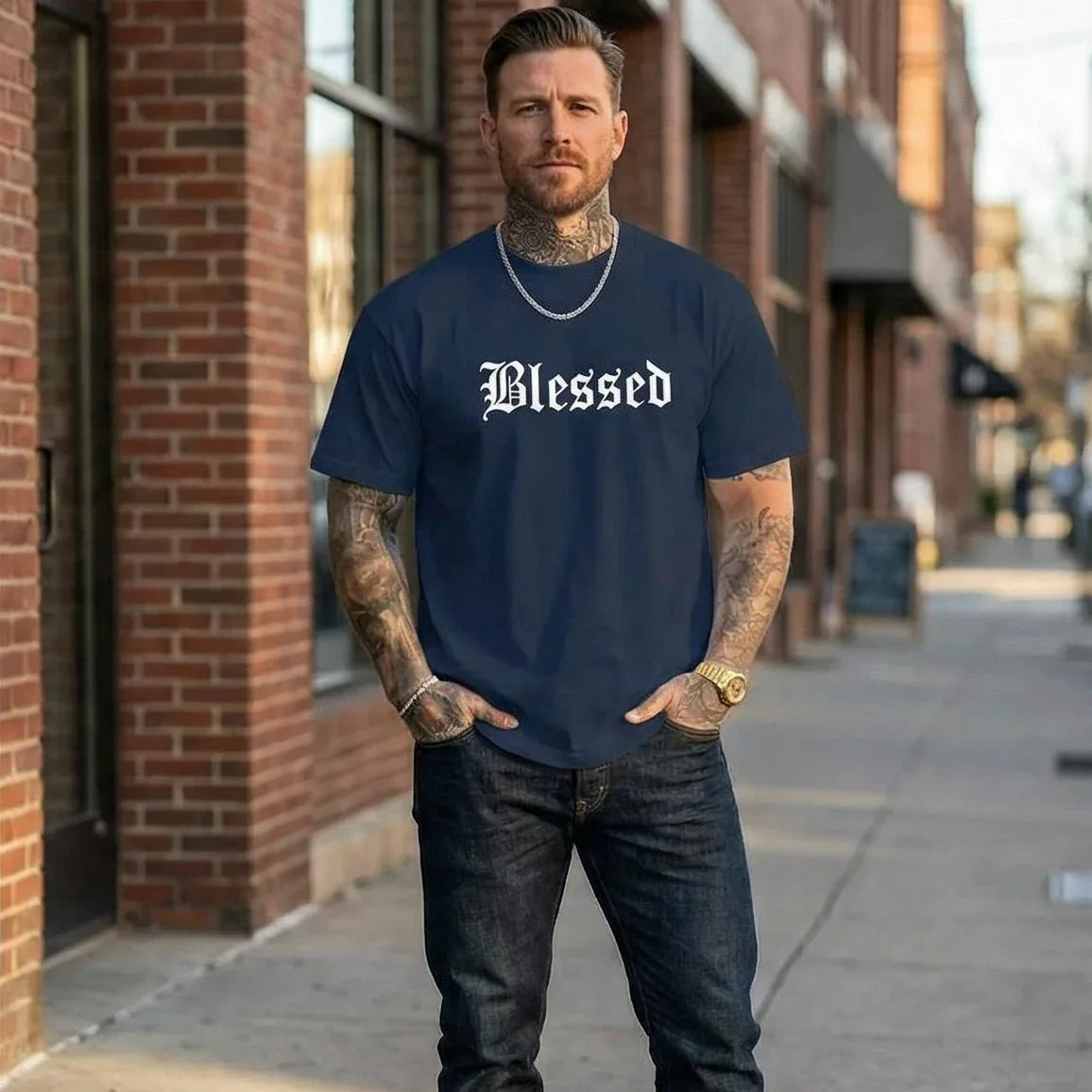 Blessed - Oversized for Men - Messiah Wear