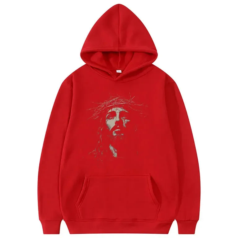 Jesus Vintage Face - Hoddie - Messiah Wear