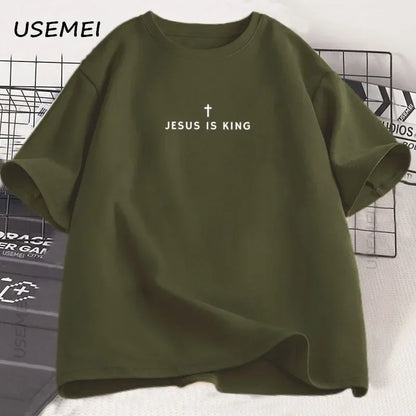 Jesus Is King Christian T Shirt - Messiah Wear