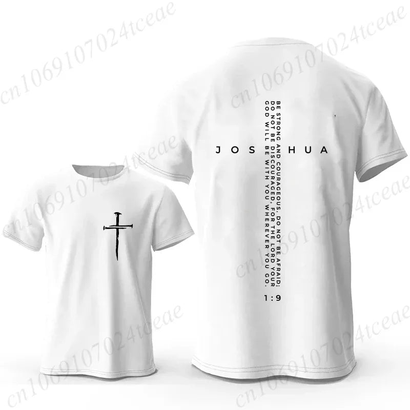 Joshua 1:9 Courage Tee - Messiah Wear
