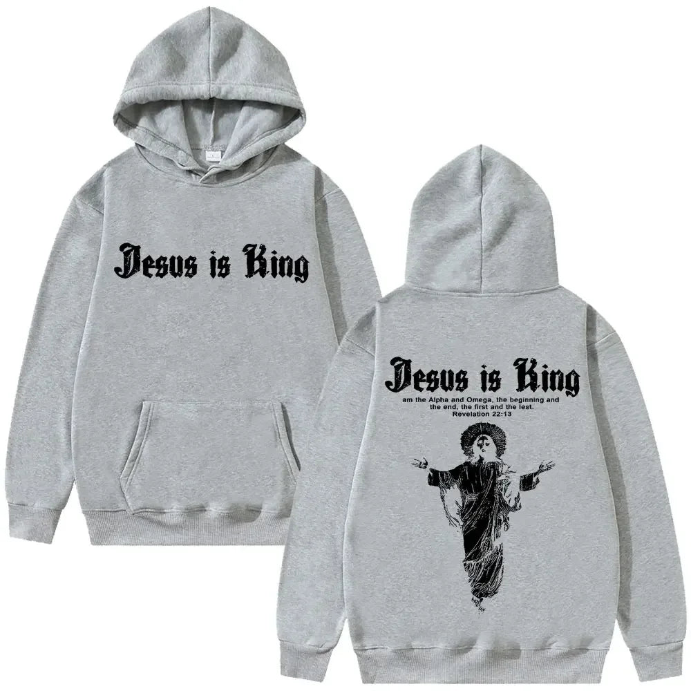 Jesus is King – Streetwear Religious Hoodie - Messiah Wear