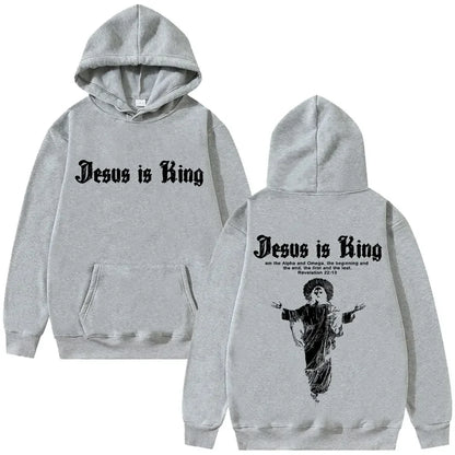 Jesus is King – Streetwear Religious Hoodie - Messiah Wear