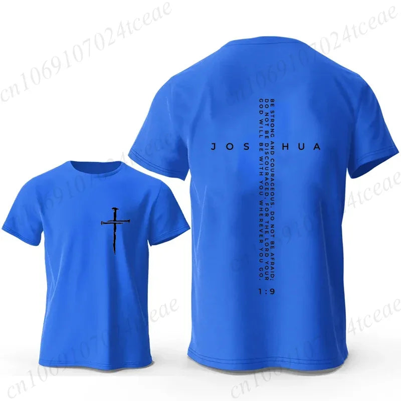 Joshua 1:9 Courage Tee - Messiah Wear