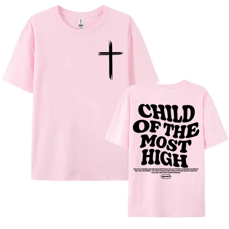Child Of the MOST HIGH - T-shirt for Men Oversized - Messiah Wear