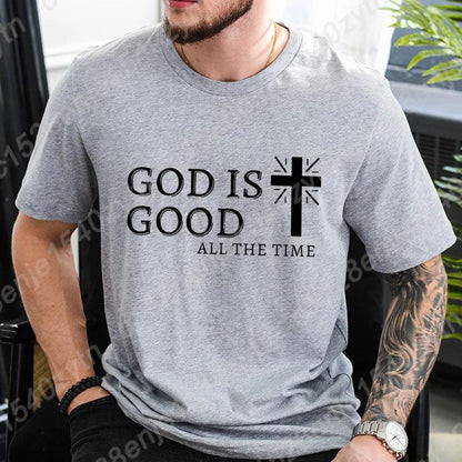 "God Is Good All the Time" Men's T-Shirt - Messiah Wear