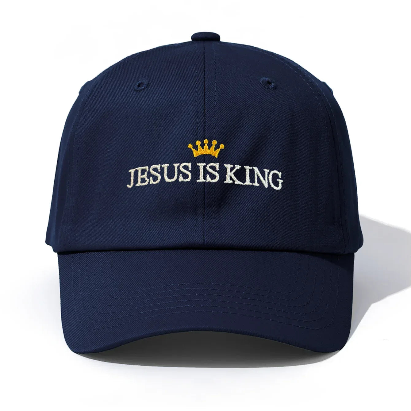 JESUS IS KING Embroidery Baseball Cap - Messiah Wear