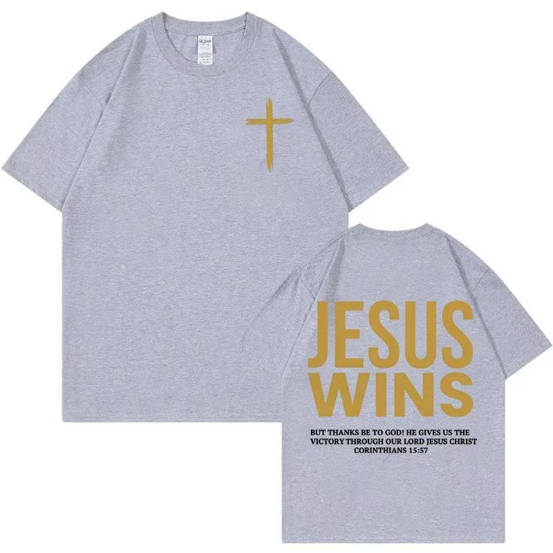 Yeshua Wins - Corinthians 15:57 - Messiah Wear