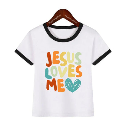 Jesus Loves Me Letter - T-shirt Kids - Messiah Wear