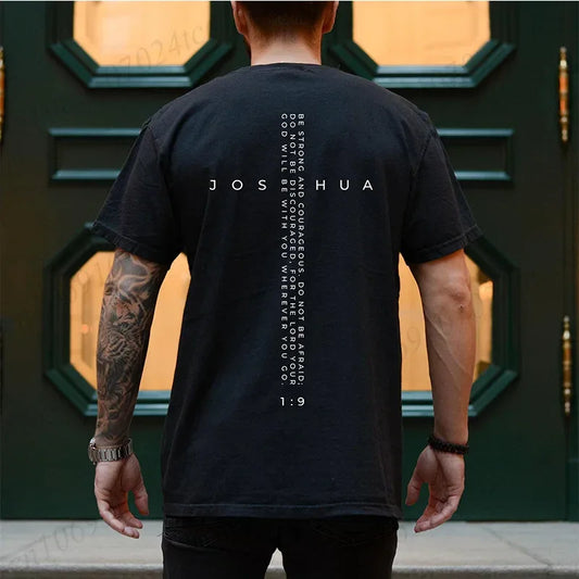 Joshua 1:9 Courage Tee - Messiah Wear
