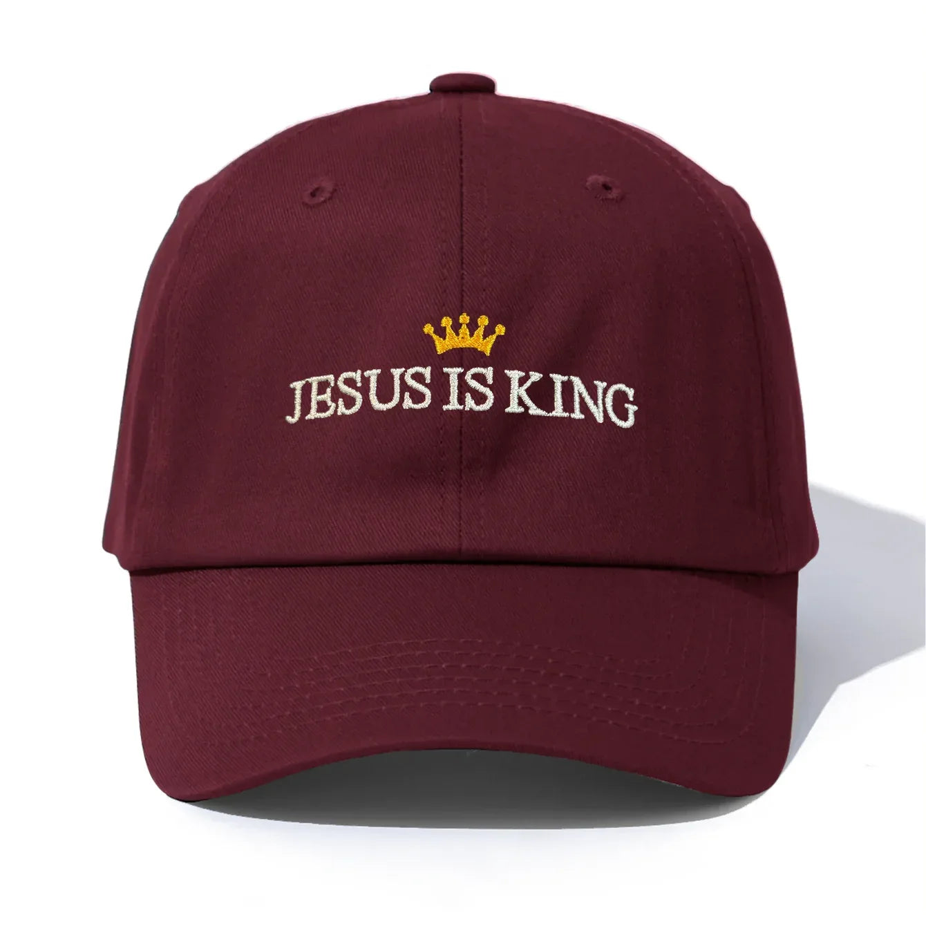 JESUS IS KING Embroidery Baseball Cap - Messiah Wear