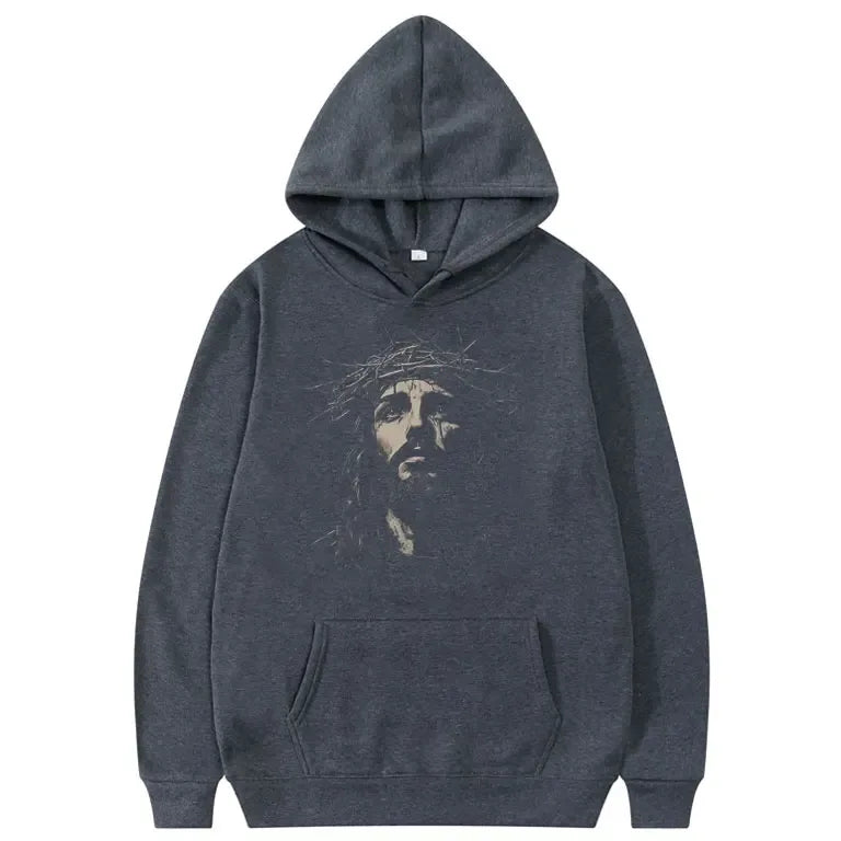 Jesus Vintage Face - Hoddie - Messiah Wear