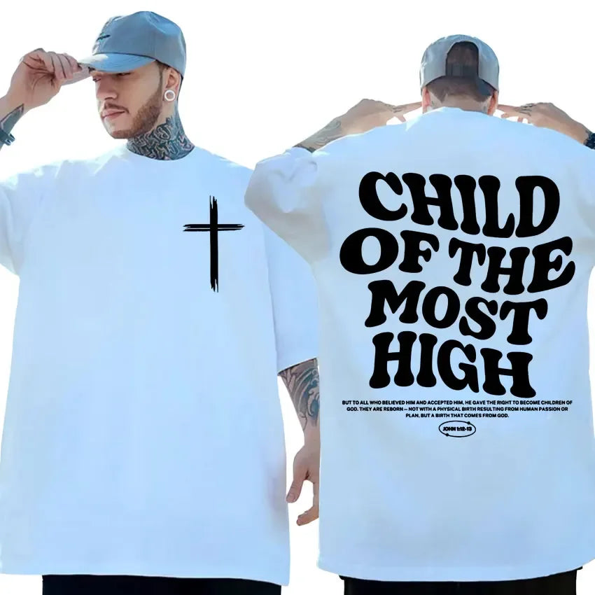 Child Of the MOST HIGH - T-shirt for Men Oversized - Messiah Wear