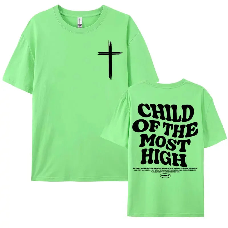 Child Of the MOST HIGH - T-shirt for Men Oversized - Messiah Wear