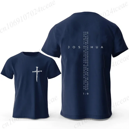 Joshua 1:9 Courage Tee - Messiah Wear