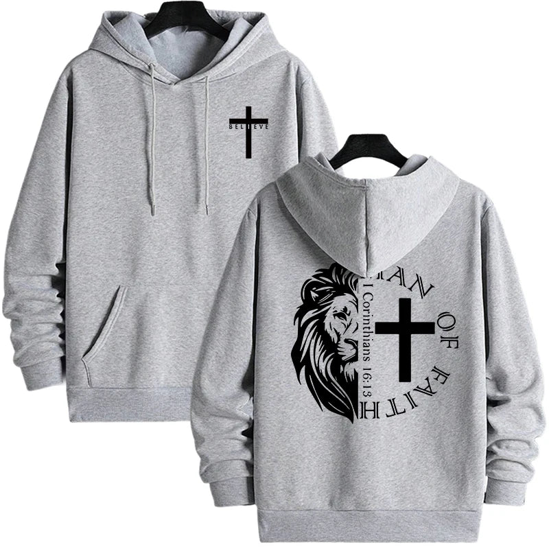 The Man of Faith Hoodie - 1 Corinthians 16:13